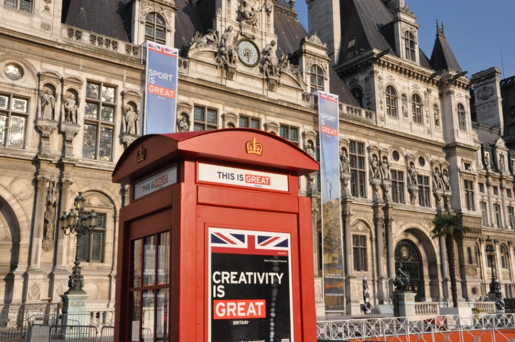 Britische Telefonzelle Replik